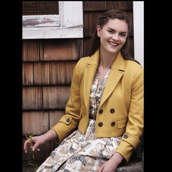 Anthropologie Jackets & Blazers - Anthropologie Cartonnier Cropped Luisa Jacket